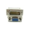 Adaptador DVI para VGA adaptador de vídeo DVI24 +5 revolução cabeça fêmea VGA placa gráfica monitor