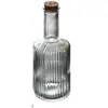 Garrafa de Uísque de Vidro Transparente Ondulado Criativo Garrafa de Vinho Tinto para Autocultivo Feminino Garrafa de Frutas