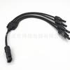 Adaptador MC4 Uno a Tres MC4 Cuatro Vías 4T Sistema de Generación de Energía Dedicado Conector MC4 Impermeable Macho y Hembra
