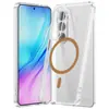 Funda de teléfono Samsung transfronteriza, S26U magnética transparente, material compuesto anti-amarilleo, adecuada para Samsung Z Flip 7