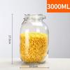 Direto da fábrica pote de vidro para cozinha Picles mel frutas secas chá pote de picles pote de armazenamento de alimentos pote de armazenamento pote selado