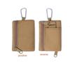 Bolsa de almacenamiento de equipo EDC multiusos, mini bolsa de cintura de nailon para cambio y llaves, con hebilla colgante