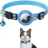 Capa protetora para rastreador Pet Airtag coleira de posicionamento anti-perda para animais de estimação coleira de sino refletiva para gato posicionamento