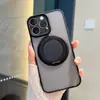 Adequado para Iphone18Promax Capa de Celular com Suporte Magnético Giratório Acabamento Fosco Apple 17 Sensação de Alto Padrão 16 Capa Anti-Queda