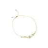 Pulsera para Mujer Micro-incrustada Ojo de Gato Pétalo Lujo Ligero Sensación de Alta Gama Pulsera Celebridad de Internet Pulsera de Diseño Nicho Ins para Estudiantes