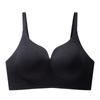 Q801 tira de gelatina ropa interior suave sin costuras lado delgado pecho anti-caída comodidad sin aro de acero copa semifija