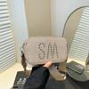 Bolsa Nova para Câmera Transfronteiriça Moda Versátil Feminina Alça Larga no Ombro Mochila Transversal Bolsa de Ombro PU com Toque Avançado