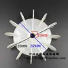 Motor monofásico lâmina de ventilador plástico bomba d'água guincho furo D furo AOL 15/18/20/22 furo redondo placa grande ventilador solto