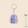 Colgante para coche con forma de uniforme de enfermera plano 2D, decoración para árbol de Navidad, llavero plano acrílico, colgante de joyería