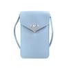 Comercio Exterior Europeo y Americano Bolsa de Amor para Mujer Decorativa en Forma de Corazón Transparente Pantalla Táctil Simple Retro Bolso de Mujer ZZ0016