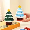 Suporte Criativo para Palitos de Dente em Formato de Árvore de Natal, Caixa de Cerâmica para Fio Dental de Sala de Estar, Pote para Cotonetes, Decorações de Natal de Alto Valor Atacado