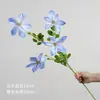 Arranjo de flores artificiais para casamento clematis com lírios de seis cabeças, flores de seda, adereços florais, arranjos florais, ornamentos decorativos, fundo