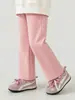 Pantalones Niña Wulibu Yi Personalizados 2026 Otoño Niños Transpirables Rectos Simples y Duraderos