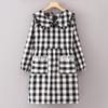 Delantal de lona de manga larga estilo coreano para cocina doméstica, delantal antiincrustante, overol transpirable resistente al desgaste estilo occidental, ropa de trabajo para mujer