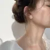 O Item Definitivo Que Te Transforma em Uma Pessoa Gentil em Apenas Um Segundo! Brincos de Camélia de Madrepérola Natural em Forma de Franja, Simples e Femininos