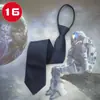 Camisa de Cuadros Informal con Cremallera para Hombre, Sin Corbata, Estilo Perezoso, Formal de Negocios, Negra, para Novio, Boda, Estilo Coreano, a la Moda