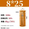 Molde de Resorte Amarillo Molde de Resorte de Compresión Doméstico 65Mn Resorte Tf Alambre Plano de Alta Resistencia Compresión Estándar Japonés Resorte Rectangular