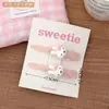 Presilhas de cabelo de bichinhos fofos, presilhas doces para franja, presilhas laterais de desenho animado femininas, presilhas para maquiagem, acessórios de cabelo versáteis para estudantes