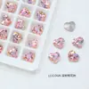 Cristal Dongzhou Geométrico Coração Gordo 6*5,3 Corações para Nail Art Strass Feito à Mão Coração de Diamante Artificial 4815 Decorações DIY para Nail Art