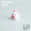 Muñeca de Vaca Pequeña Profesional de Color Sólido para Joyería DIY, Llavero al por Mayor, Colgante, Funda para Teléfono Móvil, Agujero para Zapatos, Accesorios al por Mayor