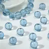 Al por mayor 12mm Cuentas de Vidrio Transparentes Hielo Transparente Redondas Cuentas Sueltas de Vidrio Material para Pulsera Collar Hecho a Mano DIY