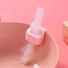 Canudo de silicone para bebê com fivela Ferramenta para beber mingau leite cereal suplemento alimentar canudo de bebê três em um atacado