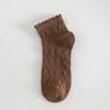 Calcetines Calcetines de Mujer Primavera y Otoño Algodón Verano Delgados Transpirables Tubo Corto Encaje Tubo Medio Blancos Calcetines de Algodón para Mujer Calcetines de Moda