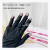 Luvas de proteção solar para nail art descartáveis anti-queimadura Proteção preta caseira alta elasticidade anti-ultravioleta lâmpada de fototerapia lâmpada de cura ferramenta