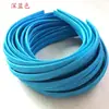 Diadema para el pelo de color caramelo de 1 cm de grosor Accesorios para el pelo DIY Diadema fina de satén Venta directa de fábrica