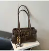 Diseño de Nicho Textura de Alta Gama Tendencia de Moda Bolso de Mano para Mujer Nuevo Retro Elegante Exquisito Bolso de Hombro Individual