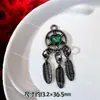 Accesorios de Estilo Oscuro Estilo Europeo y Americano Mariposa Negra Pistola Cruz de Rosa Colgante Pulsera de Cuentas DIY Collar