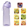 Taza de agua saborizada más vendida transfronteriza, taza de aroma con sabor a fruta resistente a altas temperaturas de Tritan, botella de agua con tableta de aroma, anillo de cápsula saborizada