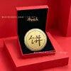 Caja de Regalo de Moneda de Oro Puro 999 Festival Qixi, Regalo Souvenir, Regalo de Lingote de Oro, Mismo Estilo que Shuibei, Venta Caliente al por Mayor