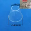 Abajur transparente em forma de chifre para luzes de pátio, tampas de poste de luz, abajures de manutenção de propriedade, abajures translúcidos brancos em forma de cone para luzes de gramado