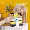 Caja de Pastel de Frijol Mungo y Pastel de Hilo de Carne, Caja de Regalo Desechable de 6 Piezas, Transparente al por Mayor de Fábrica, Pastelería Estilo Ins