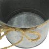 Fornecimento transfronteiriço Amazon alta temporada balde de metal feriado metal decorativo metal vaso de flores de Natal