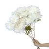 Flor de simulación blanca, flor de seda para boda, decoración de escena de boda, arreglo floral para escenario, material floral, arte floral, rosa, flor falsa