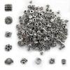 Accesorios Yiwu AliExpress, accesorios de plata antiguos, cuentas de aleación mixtas, espaciador, joyería de cuentas hecha a mano, material de bricolaje