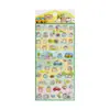 Pegatinas de animales lindos tipo caramelo de cristal, 3D en relieve, hechas a mano, educativas, para niños, adecuadas para álbumes de recortes y fundas de teléfono