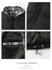 Chaleco de Algodón con Cuello Alto y Costuras a Cuadros Americano Nasa para Hombre, Chaleco de Terciopelo Grueso sin Mangas para Invierno, Chaqueta de Algodón
