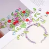 Pétalos de Tulipan de Acrílico Hojas Cuentas de Mano Material Pulsera Pendientes DIY Joyería Accesorios Decorativos Venta al por Mayor