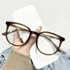 Novos Óculos de Grau Pretos Modernos e Versáteis com Armações Grandes, Podem Ser Personalizados com Lentes de Grau, Luz Azul Anti-Azul, Atacado
