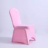 Funda elástica para silla, suministro directo de fábrica, funda para silla de boda de calidad, funda elástica blanca para silla, funda para silla de banquete de hotel.