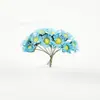 Tecido requintado de seda artificial flor artificial buquê de margaridas girassol caixa de presente DIY guirlanda decorativa adorno de cabeça clipe de cabelo material