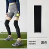 Calcetines Deportivos de Compresión de Algodón de Color Sólido Hasta la Rodilla Extendido Mangas de Compresión Segmentada Malla Transpirable Rodilleras Moldeadoras para Pilates Running