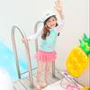 Traje de baño para niñas, estilo falda dividida, para niñas coreanas, linda princesita, protector solar