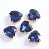 Amor Cristal Vidrio Agarrar Diamante Corazón Garra de Cuatro Esquinas Diamante Joyería Ropa DIY Zapato Bolsa Anillo Intestinal Joyería Accesorios Venta al por Mayor