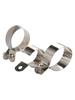 Acero Inoxidable 304 Abrazadera de Puesta a Tierra Ohm Abrazadera para Tubería Abrazadera de Caballo Soporte Hebilla para Tubería Abrazadera para Manguera Tubería de Agua 100