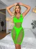 Hot Diamond Exportación Transfronteriza Europeos y Americanos Lencería Sexy Malla de Diamantes Plus Malla Calada Body Sexy Ajustado Tz554