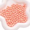 Cuentas redondas acrílicas de color sólido esmeriladas de 8/10 mm, cuentas sueltas, material para pulsera de cuentas hecha a mano DIY, cadena para teléfono móvil